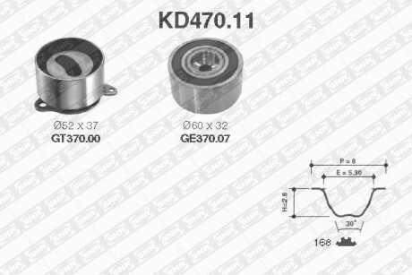 Комплект ремня ГРМ SNR NTN KD47011