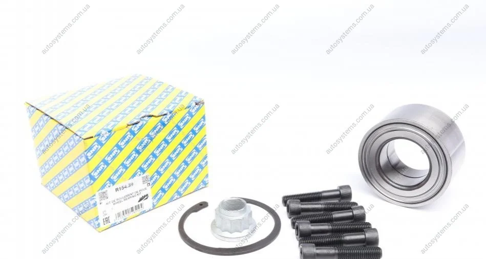 Підшипник маточини (передньої/задньої) VW Touareg 02-10 (+ABS) (51x96x50) SNR NTN R154.59 (фото 1)