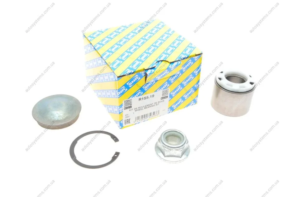 Підшипник маточини (задньої) Renault Megane/Clio 01- (25x52x37) SNR NTN R155.19 (фото 1)