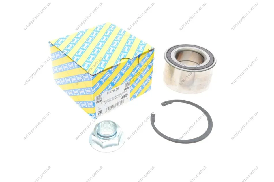 Підшипник маточини (передньої) Mazda 6/CX-7/CX-9 02- (45x84x45) SNR NTN R170.39 (фото 1)
