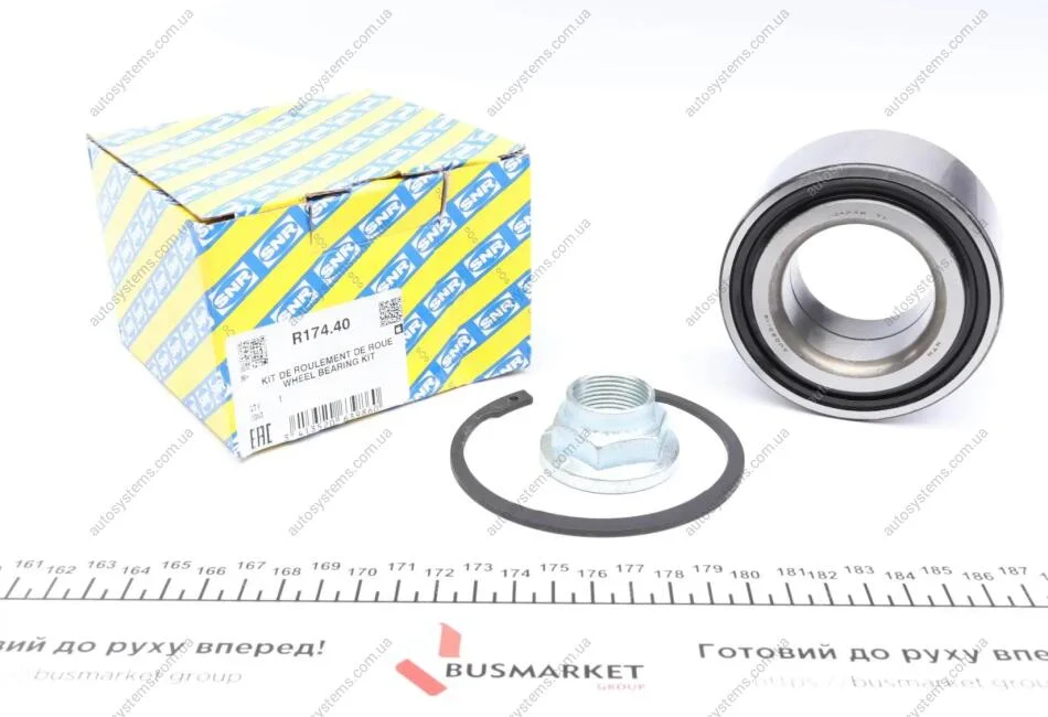 Підшипник маточини (передньої) Honda Accord VI/CR-V II 1.4-2.2i 98-06 SNR NTN R174.40 (фото 1)