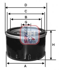 Фільтр масляний VW Caddy IV/Golf VI/VII/Seat Leon 1.0-1.6TSI 10- SOFIMA S 3575 R