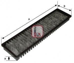 Фільтр салону Mini (R50/R52/R53) 01-08 (вугільний) SOFIMA S 4137 CA