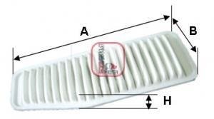 Фільтр повітряний Toyota Rav4 2.0 4WD/2.4 06-13/Camry 3.5 06-14 SOFIMA S 4822 A