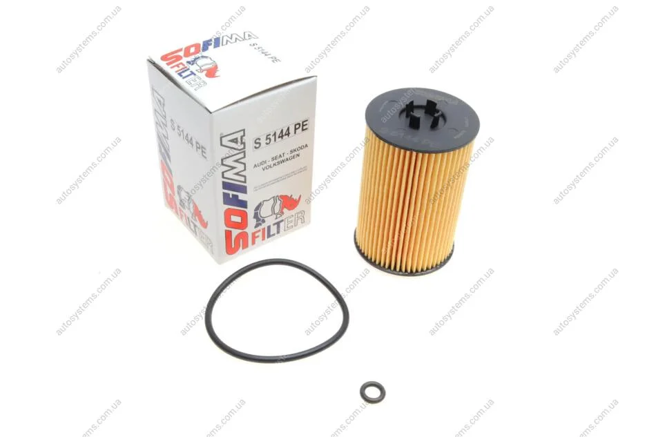 Фільтр масляний VW Passat/Caddy/T5 1.6/2.0TDI 14- SOFIMA S 5144 PE (фото 1)
