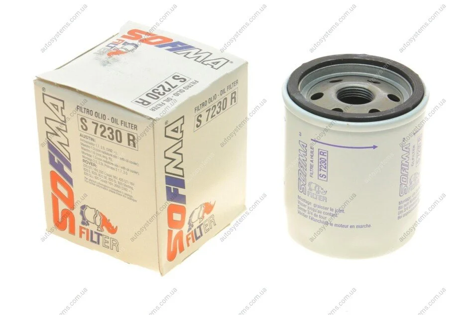 Фільтр масляний Land Rover Discovery 2.0 89-98/Rover 200/400/800 2.0 86-00 SOFIMA S 7230 R (фото 1)