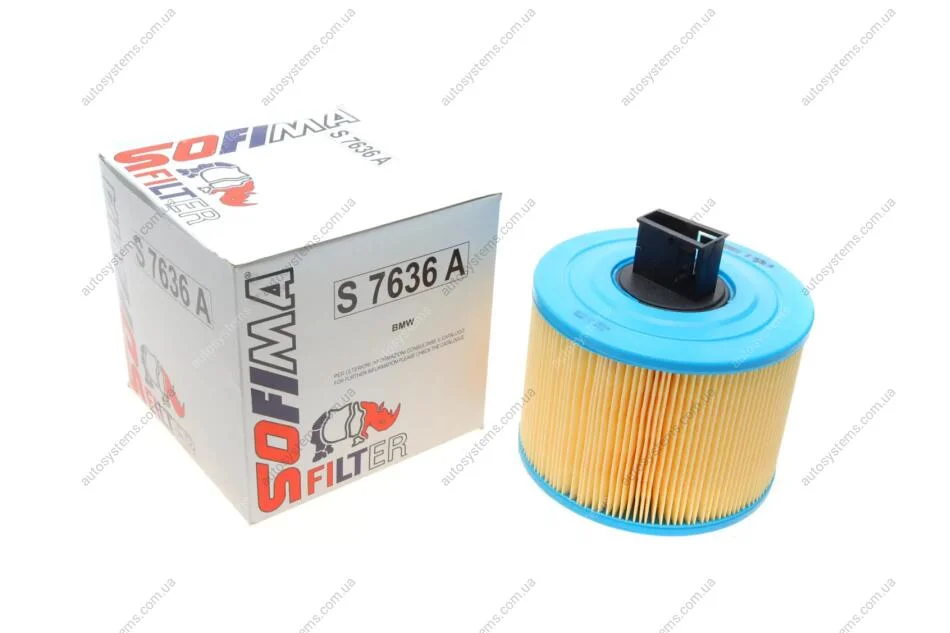 Фільтр повітряний BMW 3 (E90-E93)/X1 (E84) 2.5/3.0 05- (N52/N53) SOFIMA S 7636 A (фото 1)