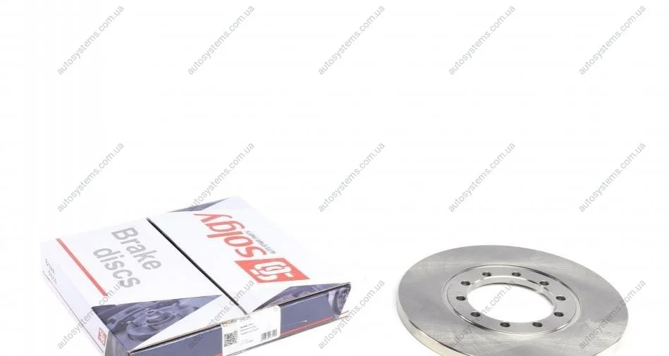Диск гальмівний (задній) Ford Transit V347 06- (280х16) Solgy 208055 (фото 1)