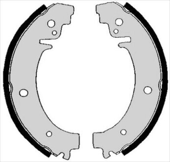 Колодки тормозные барабанные, комплект STARLINE BC 00730