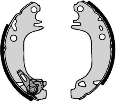 Колодки тормозные барабанные, комплект STARLINE BC 04930