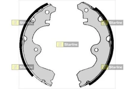 Колодки тормозные барабанные, комплект STARLINE BC 05270