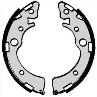 Колодки тормозные барабанные, комплект STARLINE BC 06980