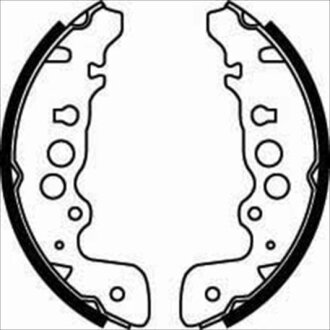 Колодки тормозные барабанные, комплект STARLINE BC 07470