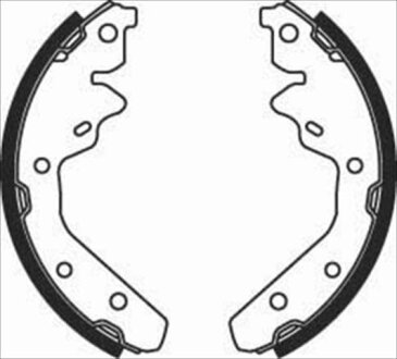 Колодки тормозные барабанные, комплект STARLINE BC 07630