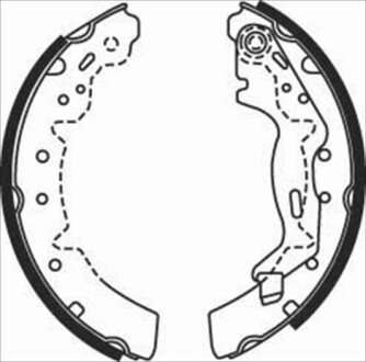 Колодки тормозные барабанные, комплект STARLINE BC 07670