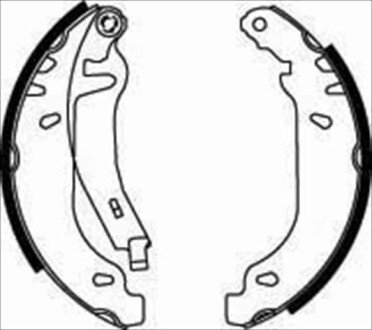 Гальмiвнi колодки барабаннi, к STARLINE BC07820