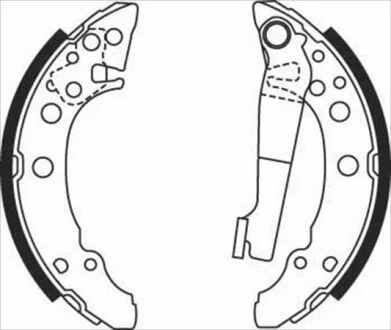 Колодки тормозные барабанные, комплект STARLINE BC 07940