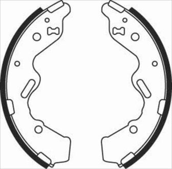 Колодки тормозные барабанные, комплект STARLINE BC 08050