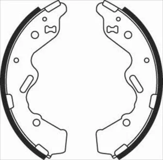 Колодки тормозные барабанные, комплект STARLINE BC 08050