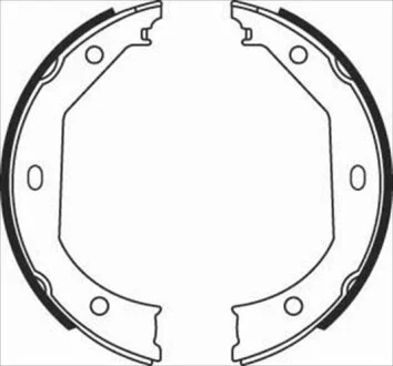 Колодки тормозные стояночного тормоза STARLINE BC 08090