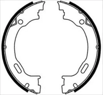 Колодки тормозные стояночного тормоза STARLINE BC 08720