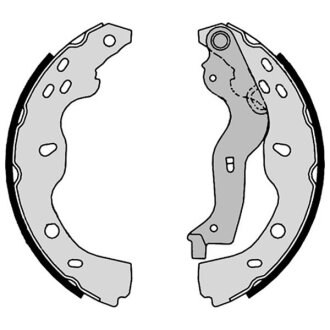 Колодки тормозные барабанные, комплект STARLINE BC 09190
