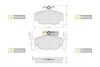 Тормозные колодки дисковые, комплект STARLINE BD S023 (фото 1)