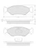 Тормозные колодки дисковые, комплект STARLINE BD S040 (фото 1)