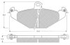 Тормозные колодки дисковые, комплект STARLINE BD S059 (фото 1)