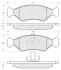 Тормозные колодки дисковые, комплект STARLINE BD S112 (фото 1)