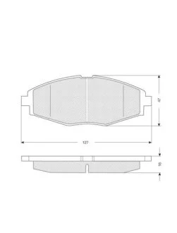 Тормозные колодки дисковые, комплект STARLINE BD S134
