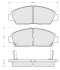 Тормозные колодки дисковые, комплект STARLINE BD S160 (фото 1)