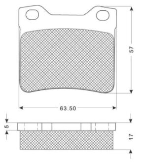 Тормозные колодки дисковые, комплект STARLINE BD S174