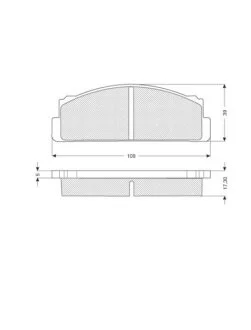 Тормозные колодки дисковые, комплект STARLINE BD S185