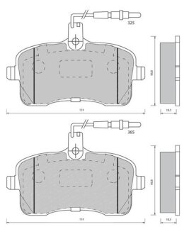 Тормозные колодки дисковые, комплект STARLINE BD S404