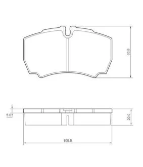 Тормозные колодки дисковые, комплект STARLINE BD S432