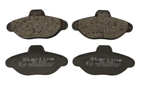 Тормозные колодки дисковые, комплект STARLINE BD S460