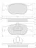 Тормозные колодки дисковые, комплект STARLINE BD S823P (фото 1)