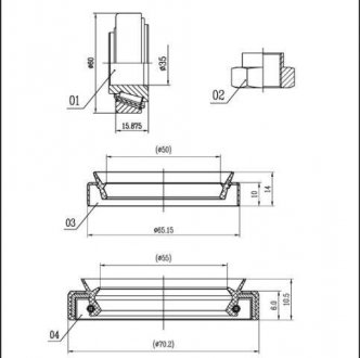 Подшипник колеса STARLINE LO00687