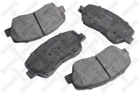 Тормозные колодки дисковые, комплект STELLOX 000 016B-SX