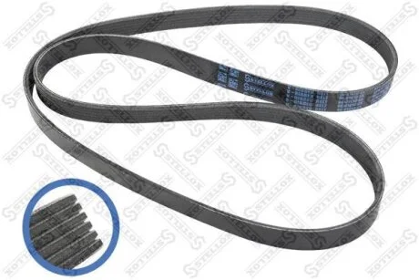 Поликлиновый ремень 6PK1610 STELLOX 06-01610-SX