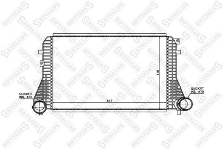 Интеркулер STELLOX 10-40038-SX