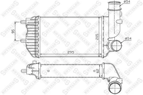 Интеркулер STELLOX 10-40080-SX