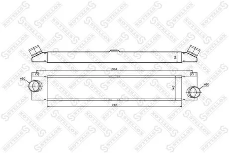 Интеркулер STELLOX 10-40174-SX