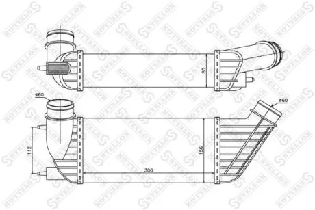 Интеркулер STELLOX 10-40176-SX