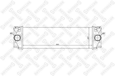 Интеркулер STELLOX 10-40206-SX