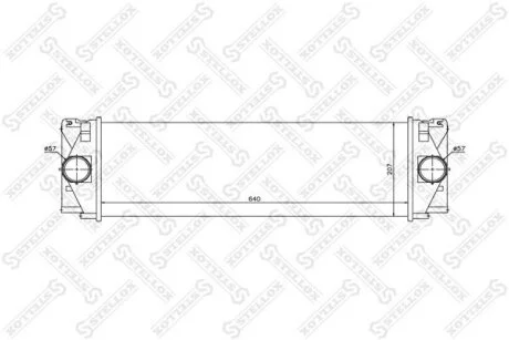 Интеркулер STELLOX 10-40206-SX