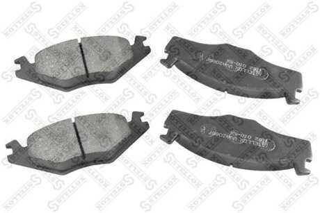 Тормозные колодки дисковые, комплект STELLOX 182 010-SX