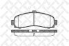 Тормозные колодки дисковые, комплект STELLOX 442 010B-SX (фото 1)