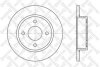 Тормозной диск передний невентилируемый STELLOX 6020-2237-SX (фото 1)